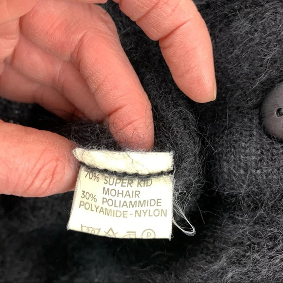 𝅺il talismano fluffy mohair  embroidered cardigan - Picture 5 of 10